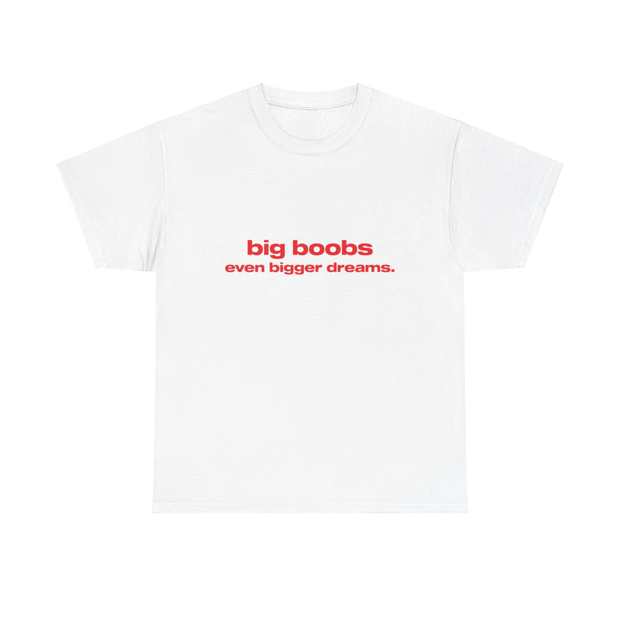 Big boobs even bigger deams. - Oversized Tee