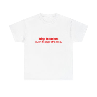 Big boobs even bigger deams. - Oversized Tee